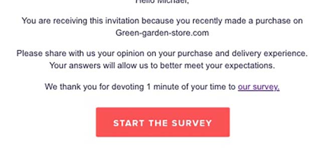 survey email