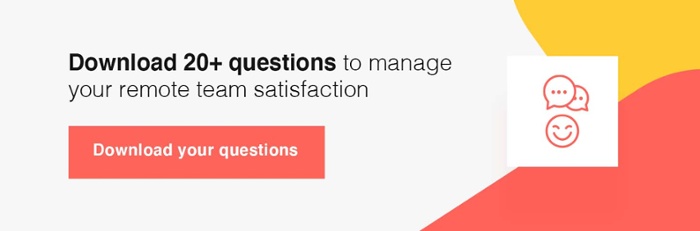 Memo "Remote working: 20+ questions to manage your team satisfaction"